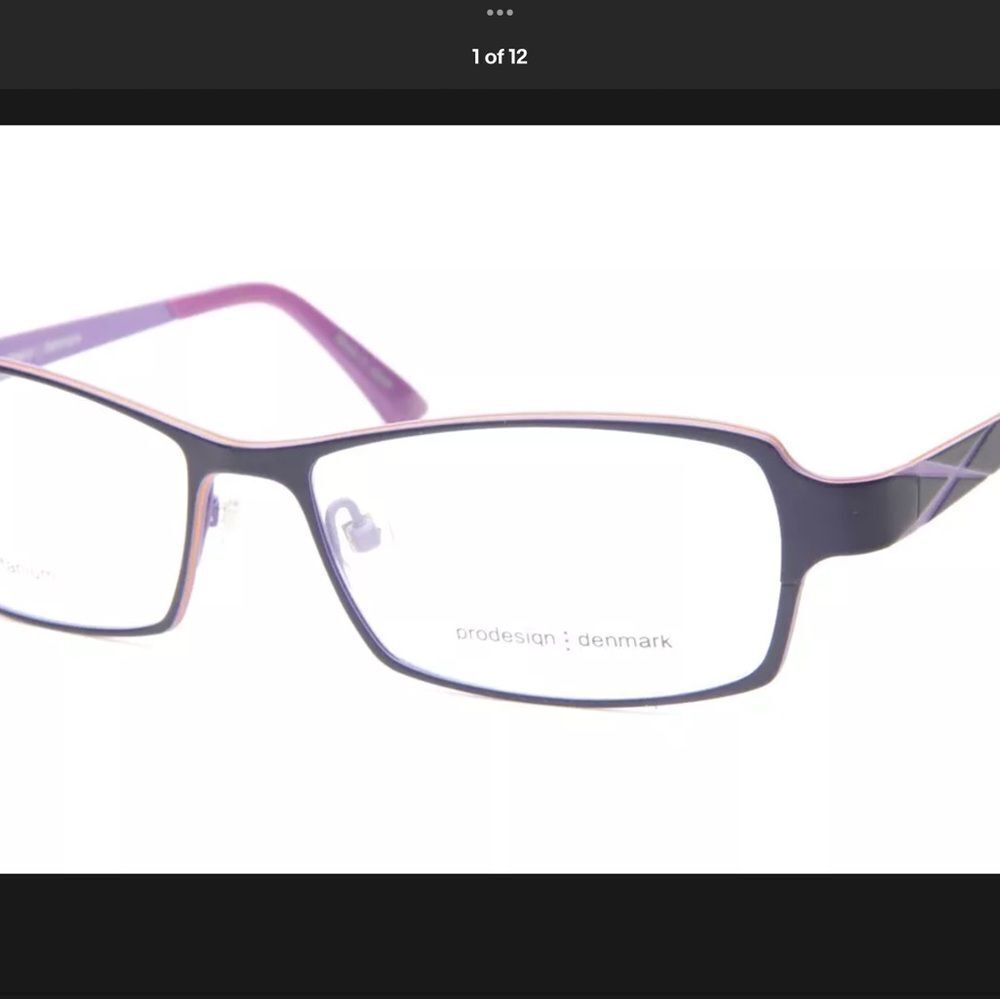 PRODESIGN DENMARK violet 1380 c.3531  EYEGLASSES FRAMES 55-16-130 B b32